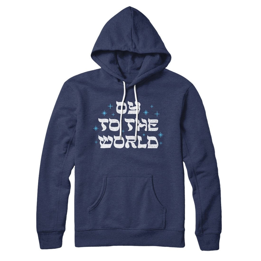 Oy To The World Unisex Hoodie - Cotton Polyester Pullover with Kangaroo Pocket