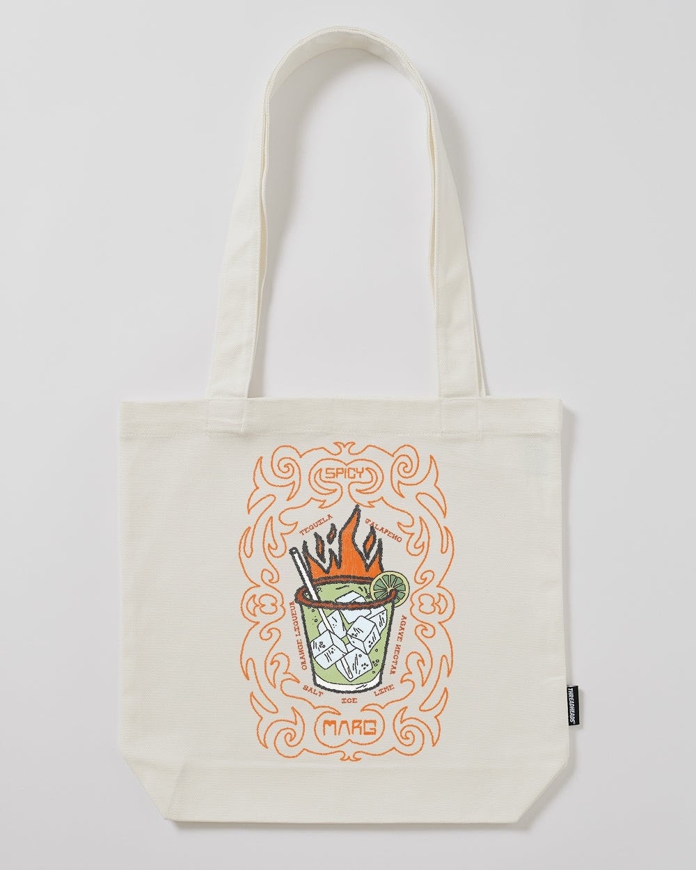 Spicy Marg Tote Bag - Premium 100% Cotton Canvas with Reinforced Straps